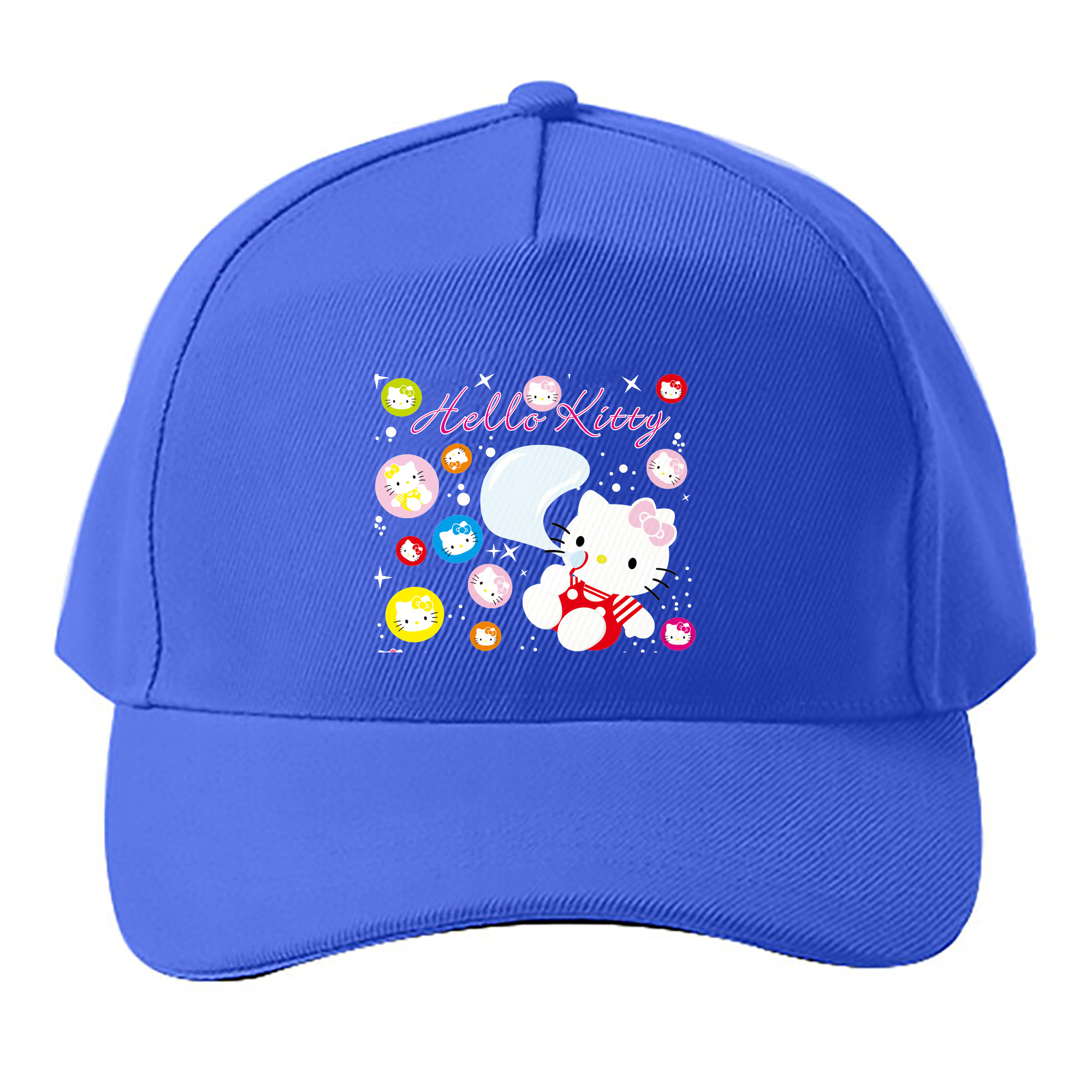 （画像用） Hello Kitty ハローキティ ベースボールキャップ 綿100％ 男女兼用 帽子 スポーツ
